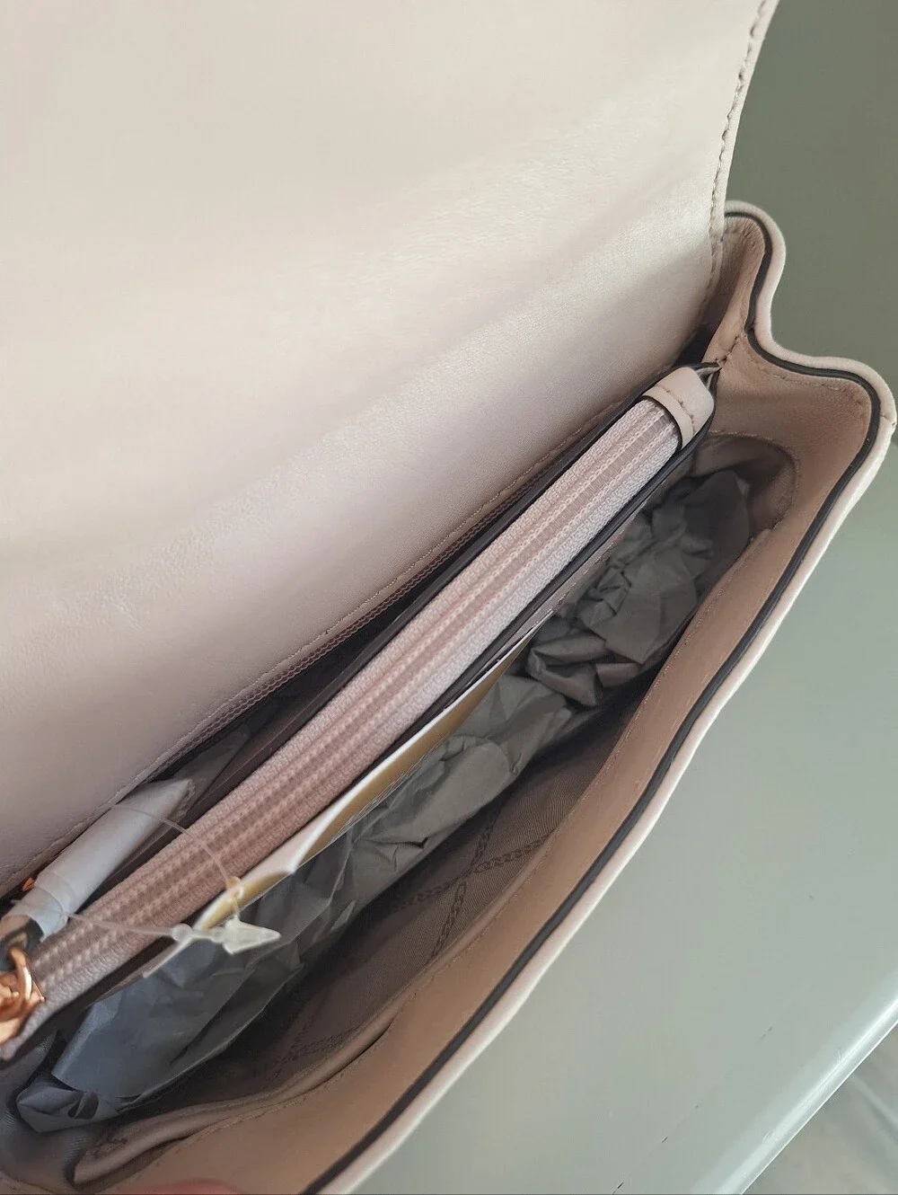 NWT Michael Kors Sloan Quilted Bag Small Size Soft Pink With Rose Gold Hardware